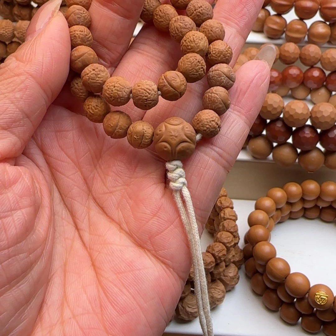 猴头核桃手串漏眼猴头凤眼手持带三通8+