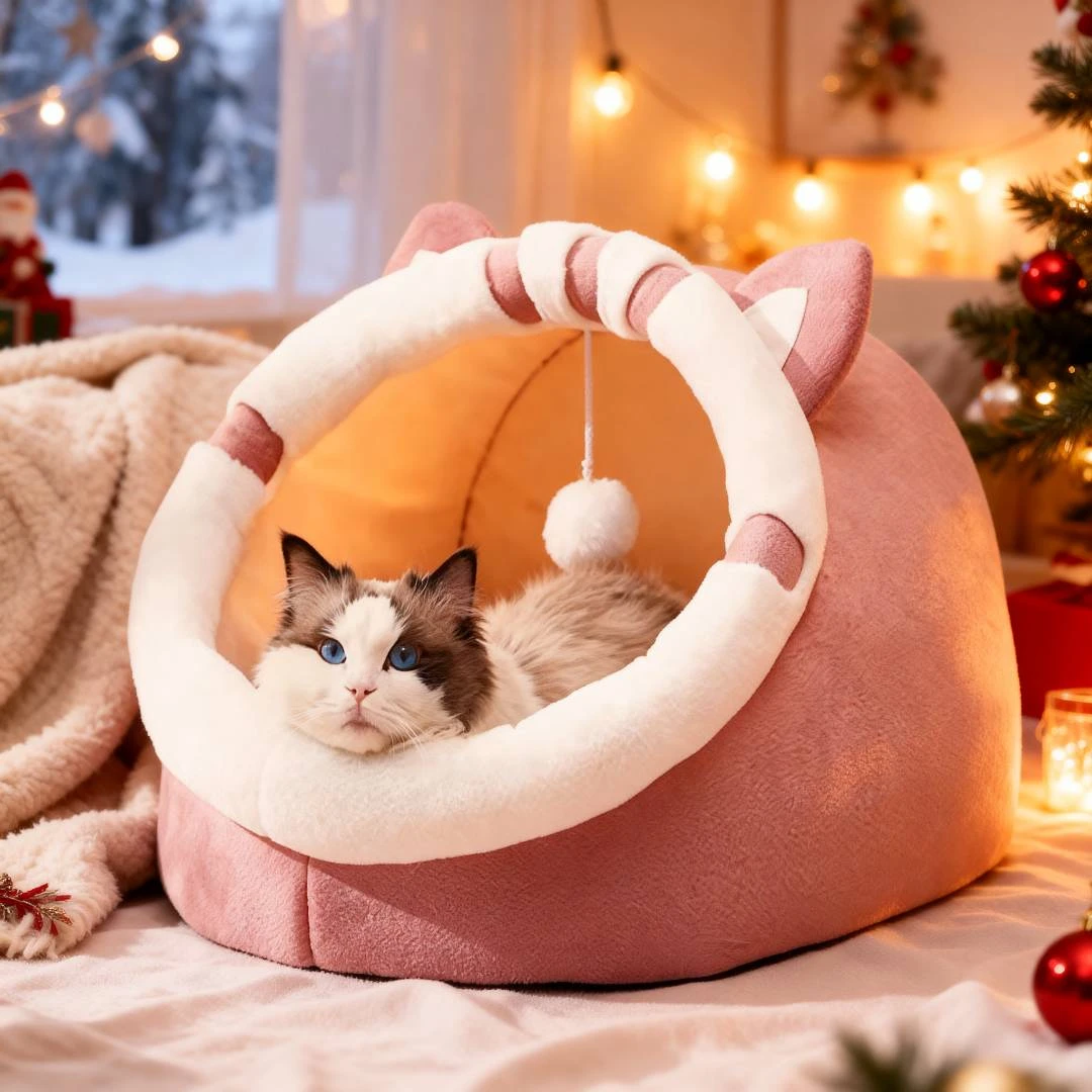 猫窝冬款加厚保暖猫窝耐磨耐脏猫窝狗窝冬季保暖狗窝宠物窝猫咪窝