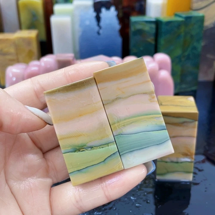 青田石保****室混合各种石