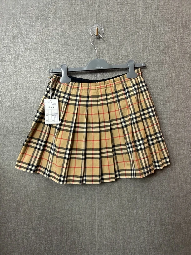 95新 BURBERRY/博柏利 Burberry格纹短裙95新