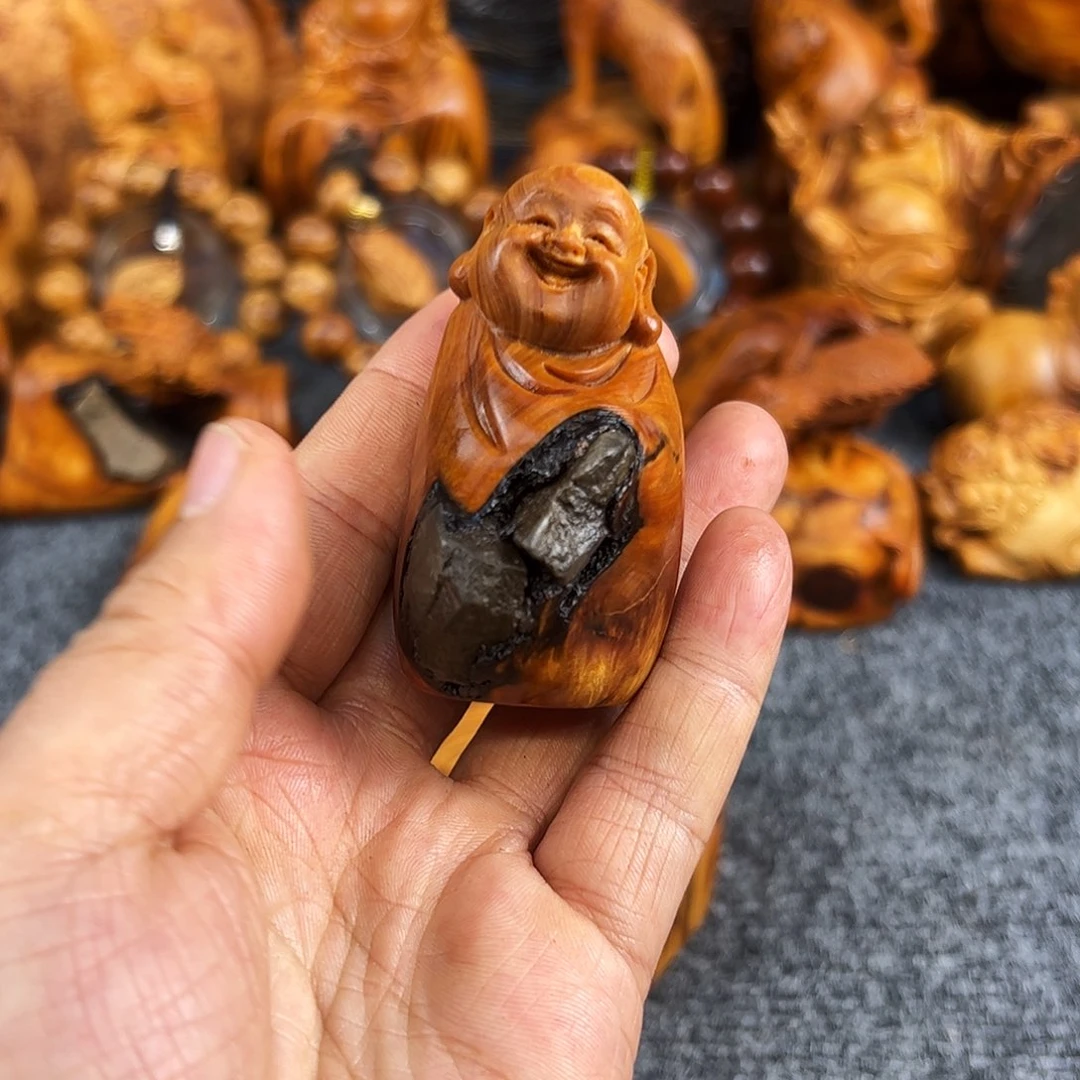 柏木太行崖柏黑油塘心弥勒