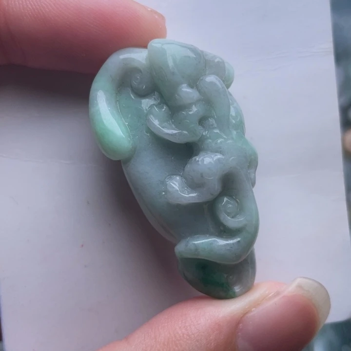 翡翠未镶嵌吊坠(不含链)翡翠