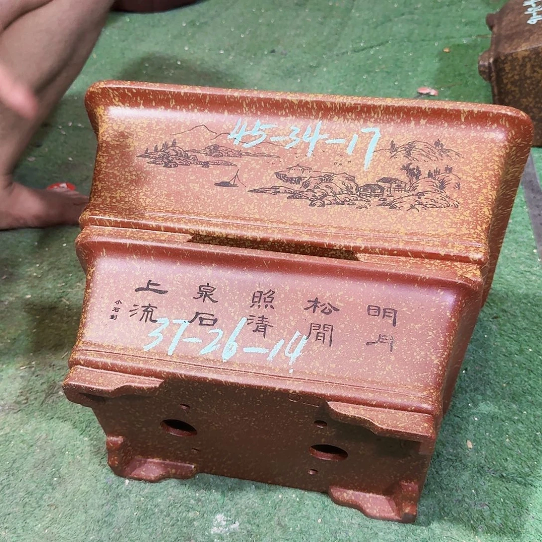 紫砂花盆紫砂花盆