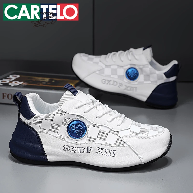 卡帝乐鳄鱼男鞋2025新款百搭软底休闲运动鞋高级感包底老爹潮鞋子