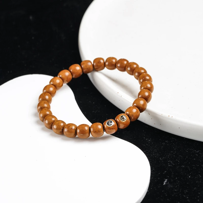 【启承严选】隐作 紫金鼠老型 手串金银双标款 9.0mm YZ001