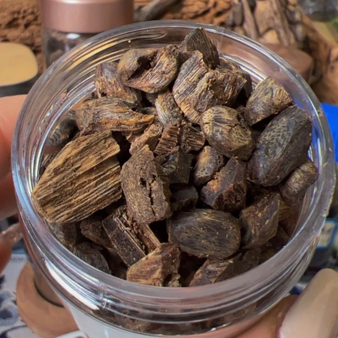 【闪购商品】沉香手把件动**册奇楠留疤高端车珠老料58克