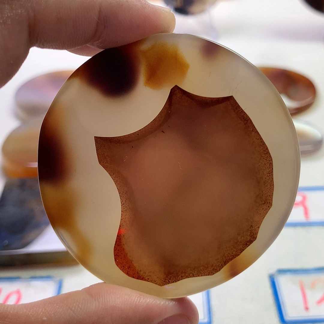 未镶嵌玛瑙/玉髓珠宝半成品