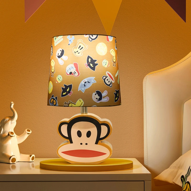 大嘴猴台灯房间护眼夜灯可爱卡通创意客厅卧室儿童房插电床头灯