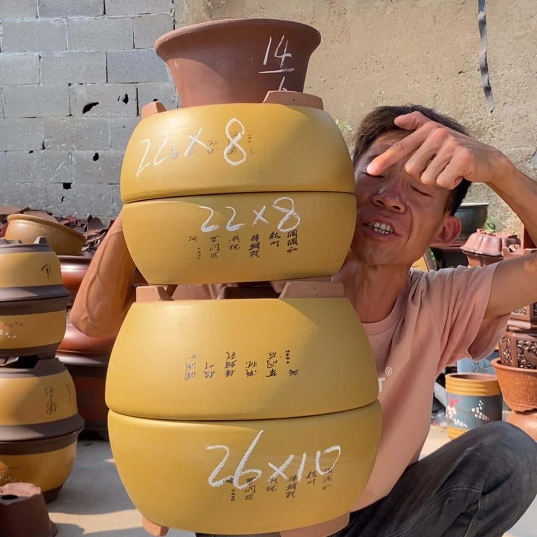 紫砂花盆紫砂壶的时候我
