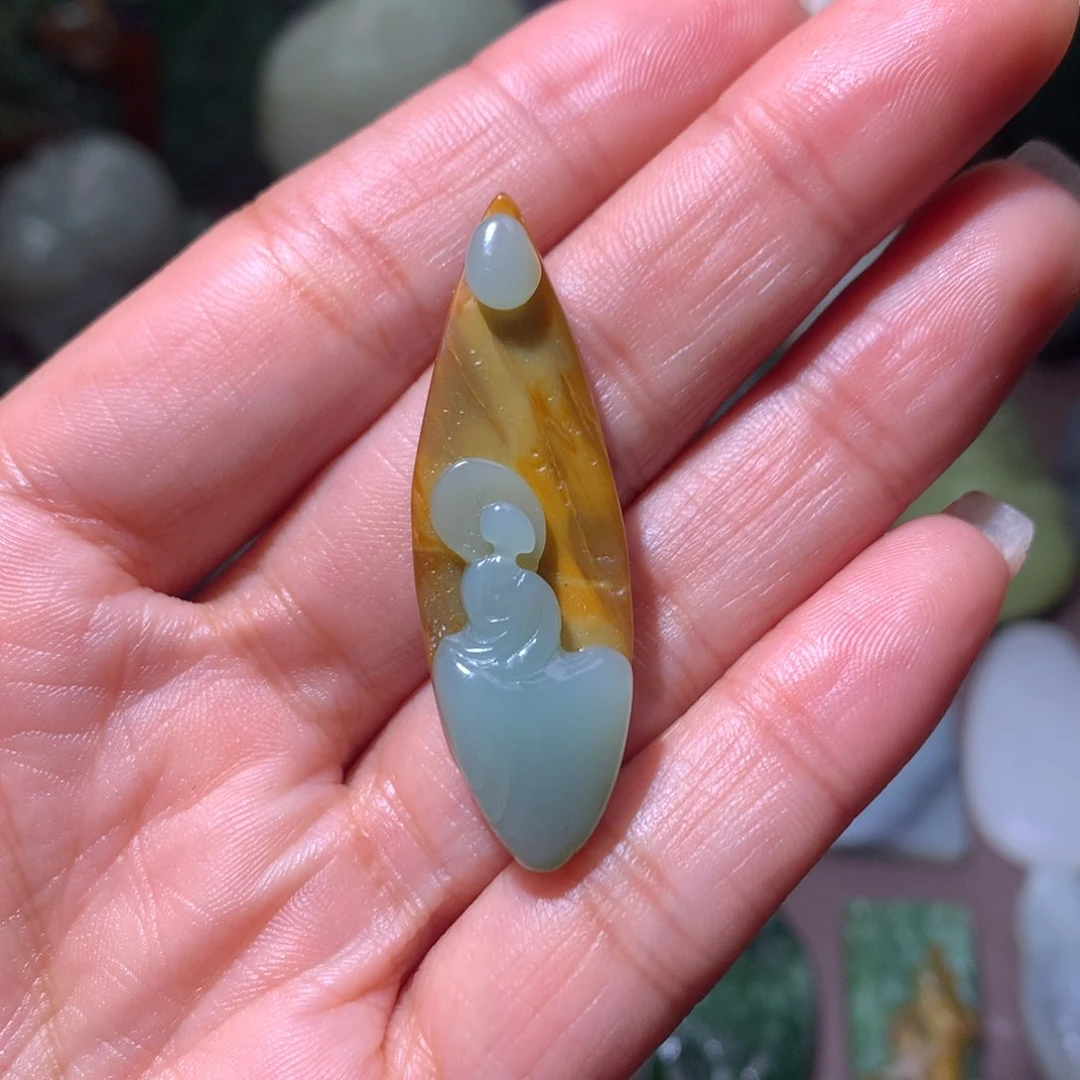 颈饰未镶嵌和田玉