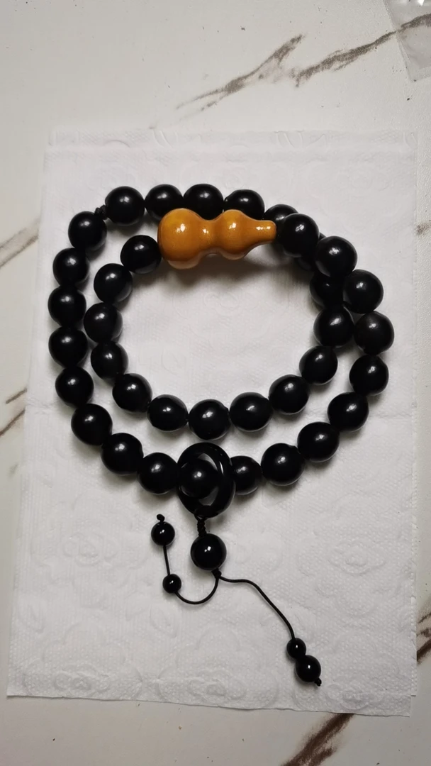 非金属木质手链 无患子手串36颗卡13.8mm