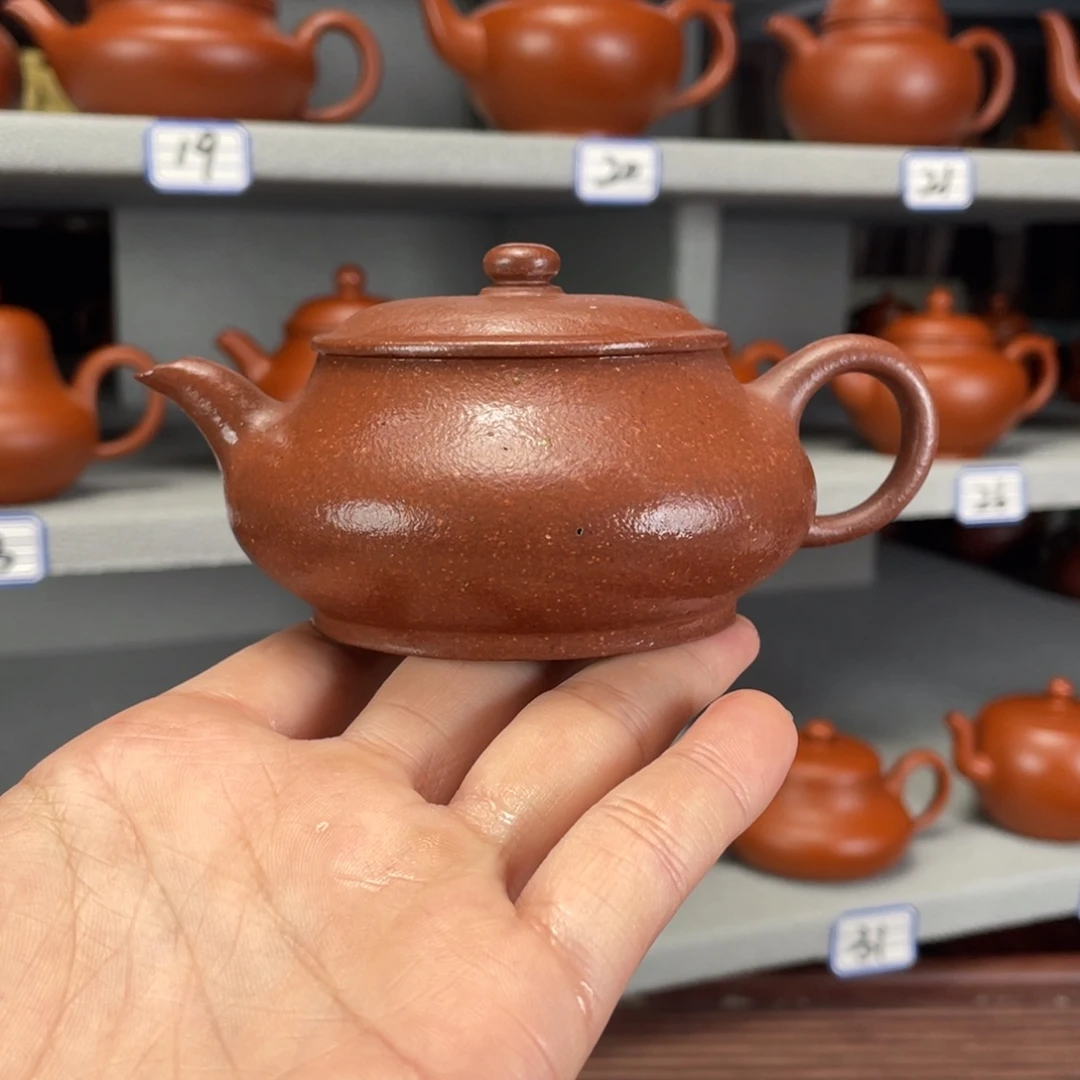 茶壶紫砂紫泥全手工150毫升