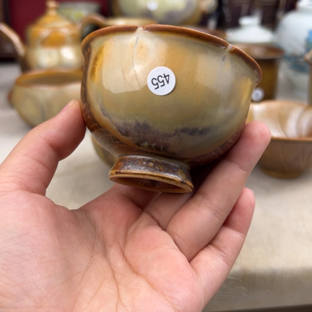 杯纯手工柴烧主人杯