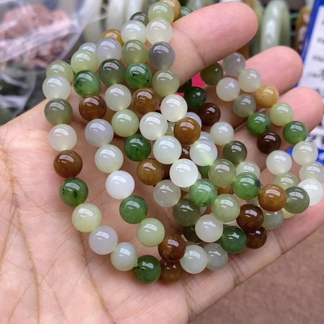 手串未镶嵌和田玉卡8