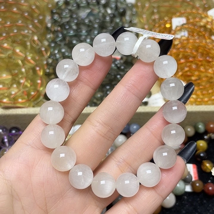 手链水晶未镶嵌白兔毛12