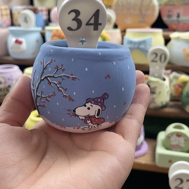 34……手工手绘花盆