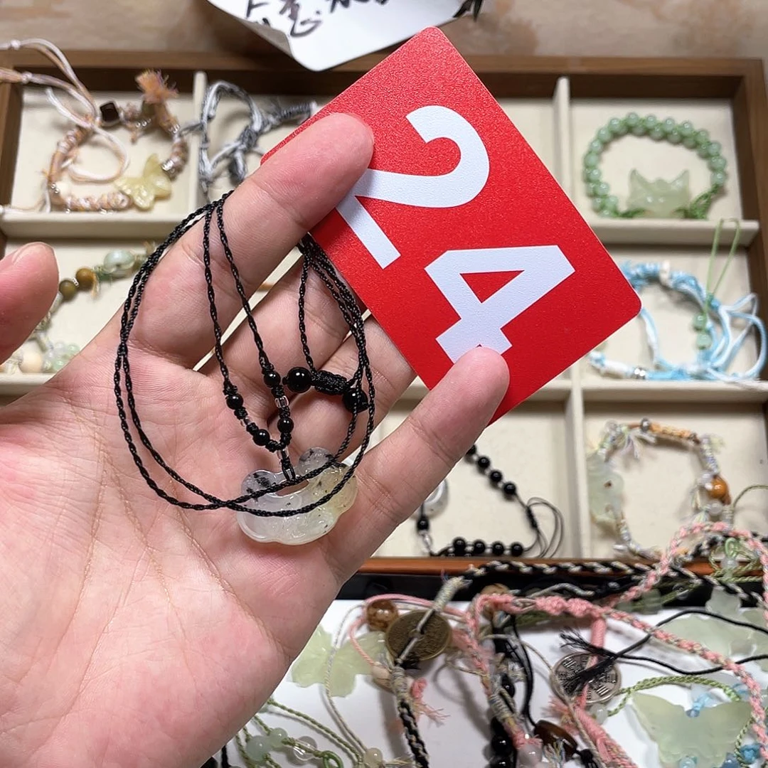 合金蛇纹石玉手链