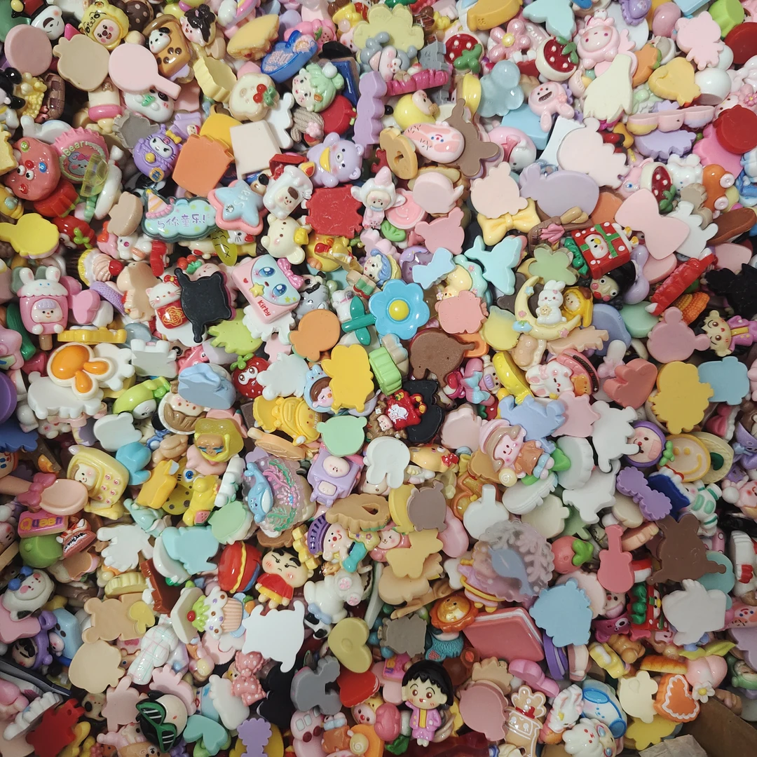 超可爱混装迷你diy创意手工奶油胶树脂手机壳冰箱贴发夹发卡