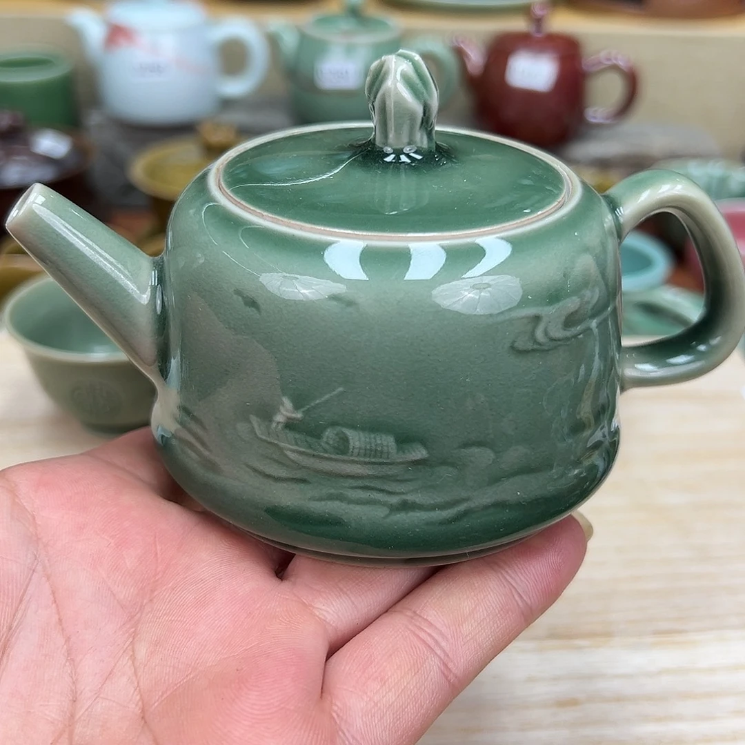 玖玥茶器 龙泉窑青瓷 微瑕