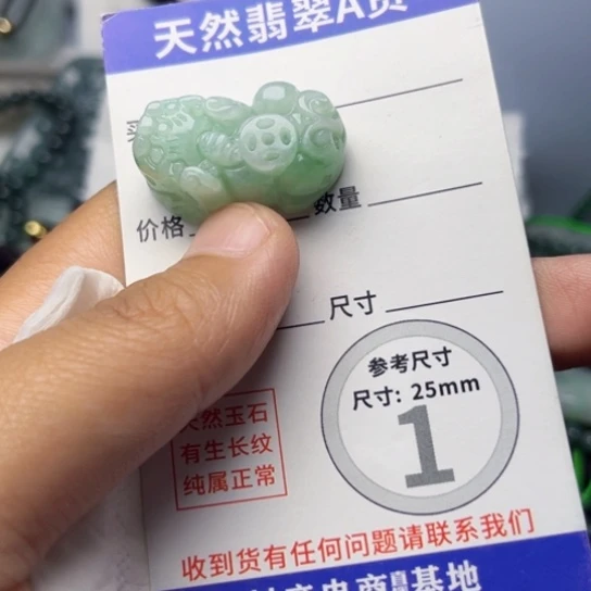 翡翠未镶嵌颈饰挂件