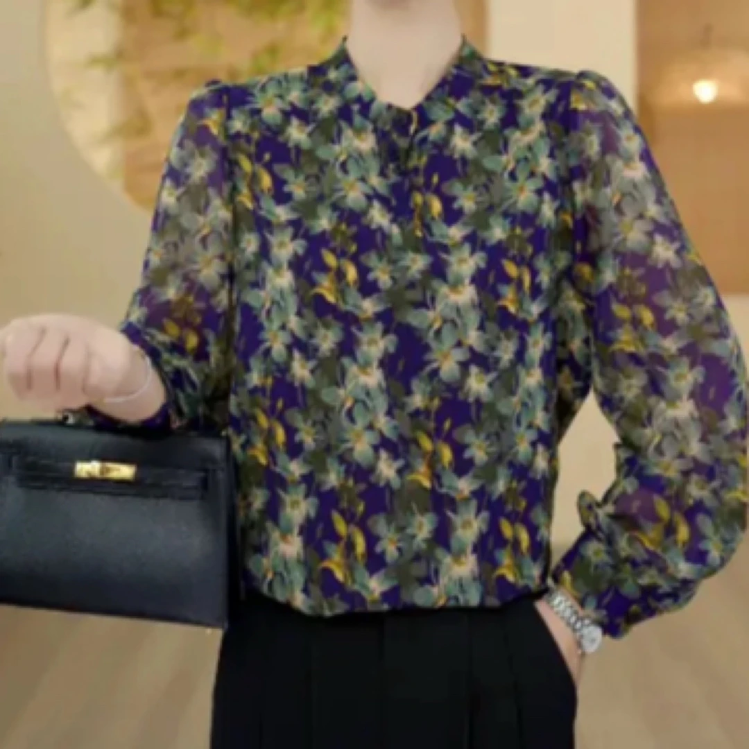 夏装洋气2024新款衬衫时尚气质小衫减龄显瘦女士上衣