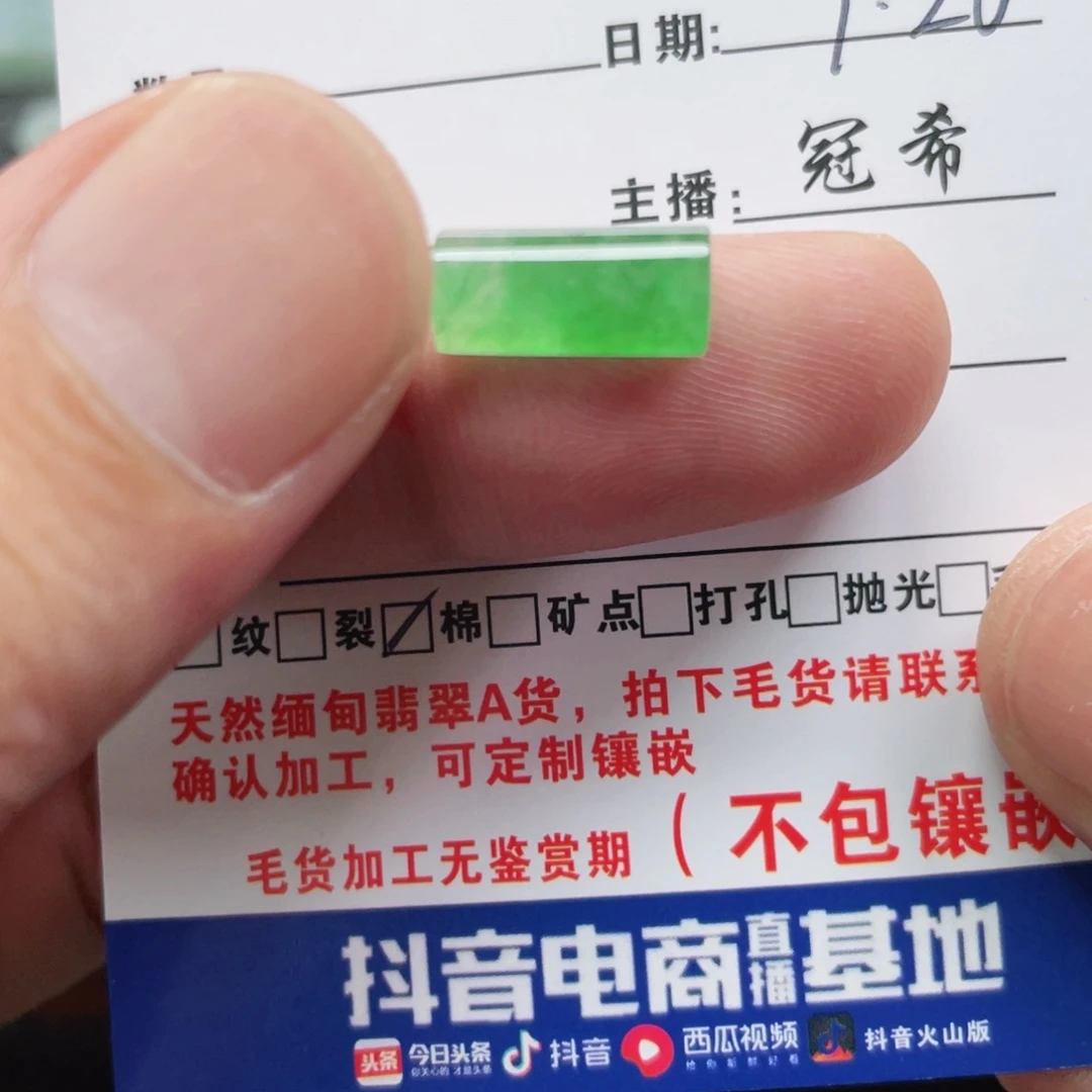 翡翠未镶嵌颈饰翡翠