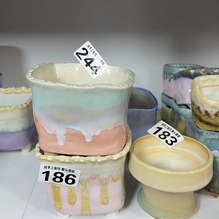 草***甜景德镇陶瓷盆 满30包邮 3个盆