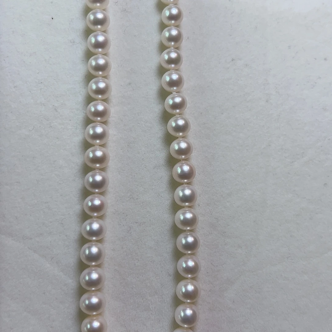 淡水珍珠颈饰银S925镶嵌8-9淡水珍珠