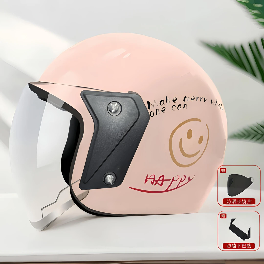 电动车头盔男女四季通用防寒防摔户外防风保暖冬季骑行半盔