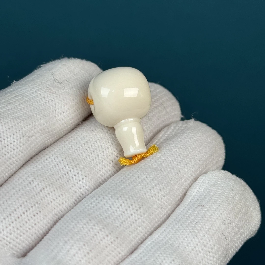 D6300天然猛犸牙 分体式三通13.5*21.5mm支持鉴定 假一罚四