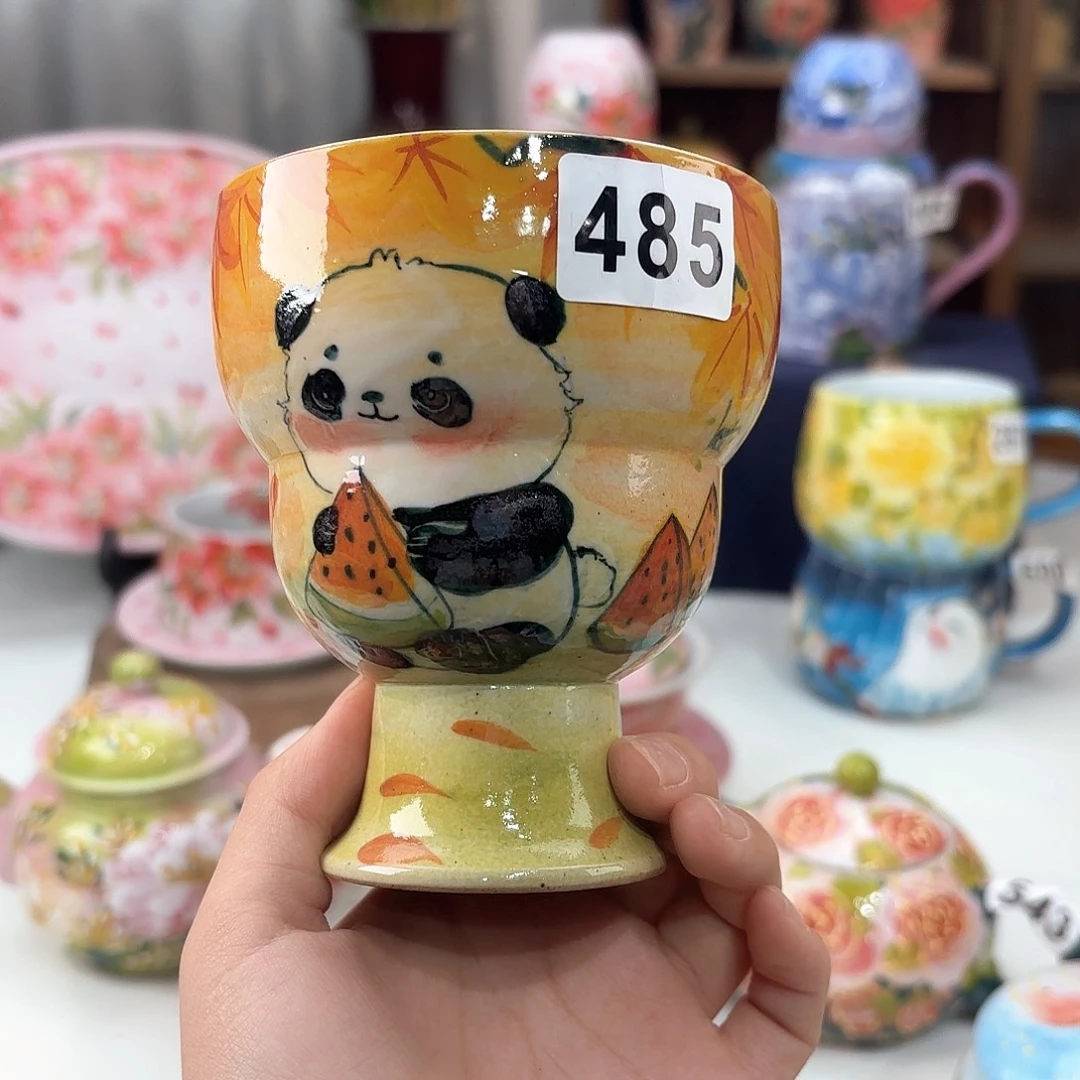 景德镇手绘高温釉下彩陶瓷茶具