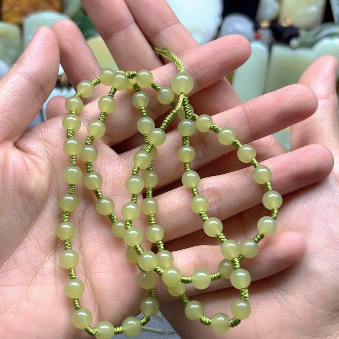 和田玉未镶嵌手链