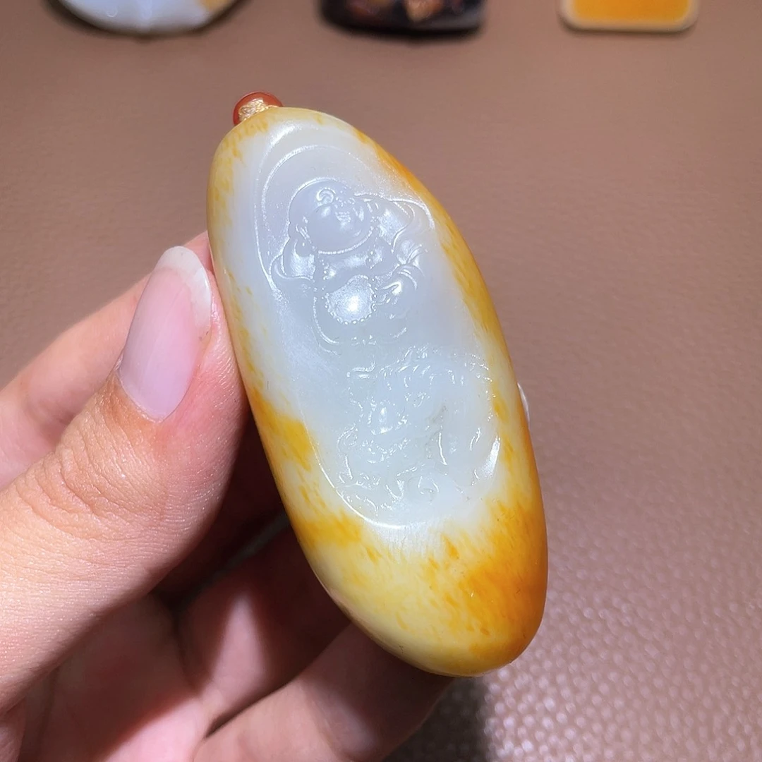 和田玉未镶嵌挂件y