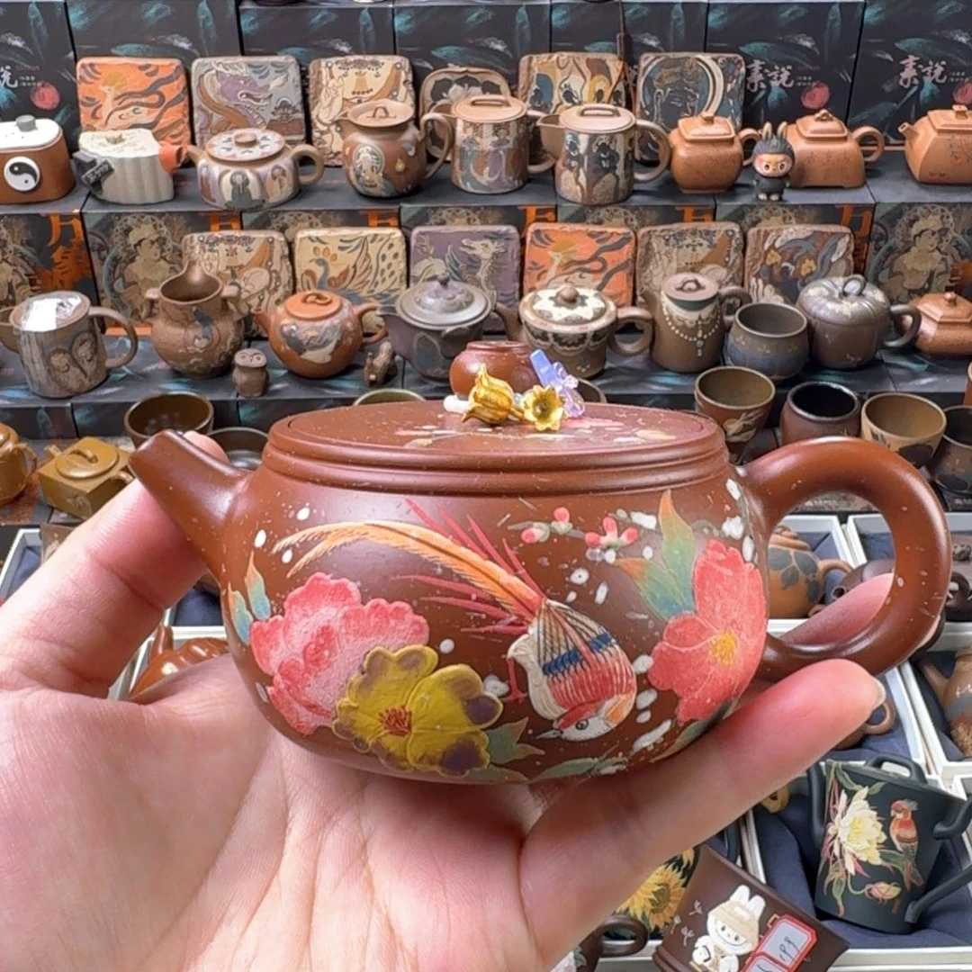 茶壶紫砂150cc原矿精工半手