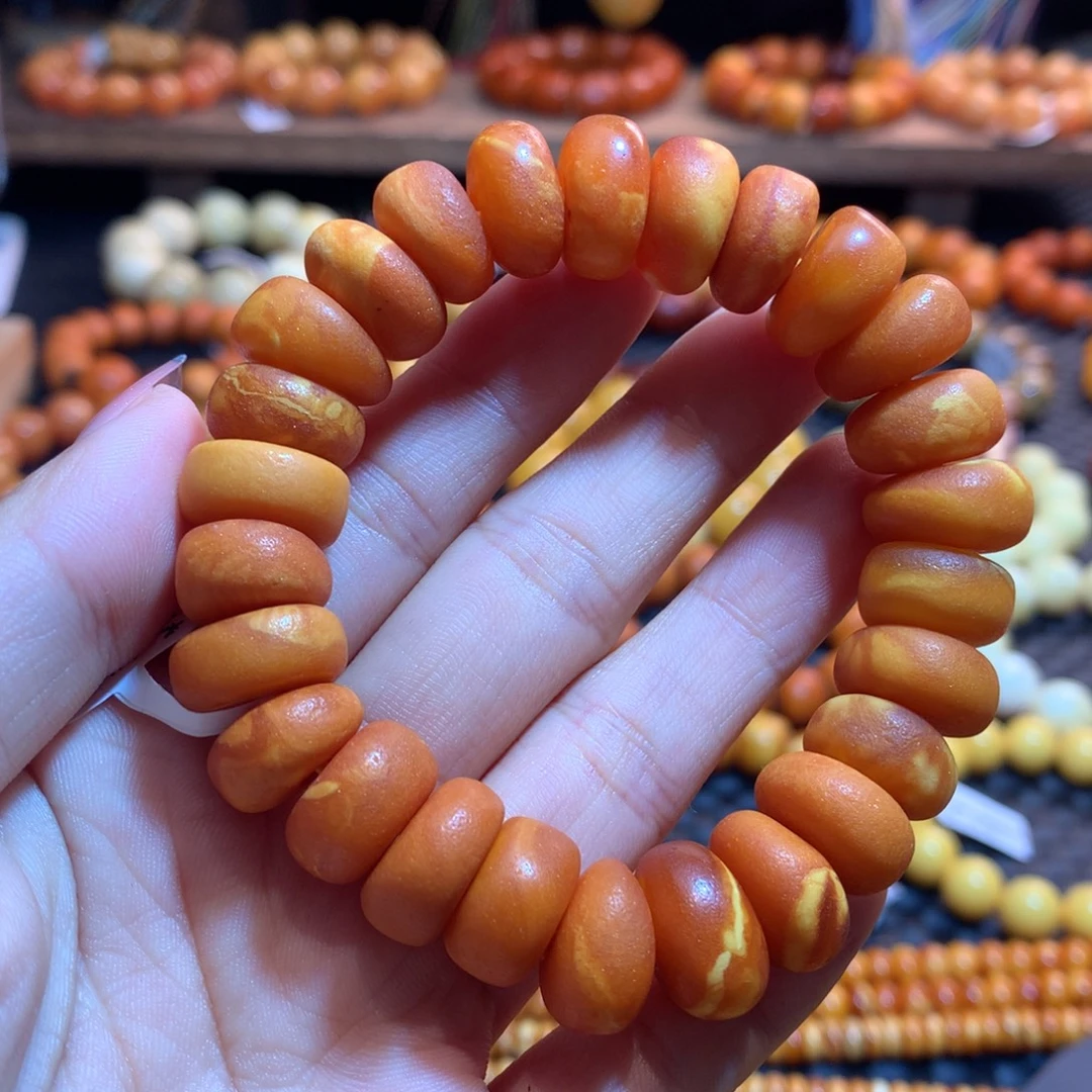 蜜蜡未镶嵌手串蜜蜡
