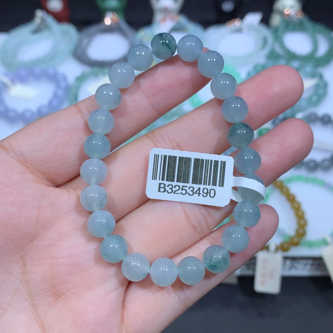 未镶嵌手串翡翠天然