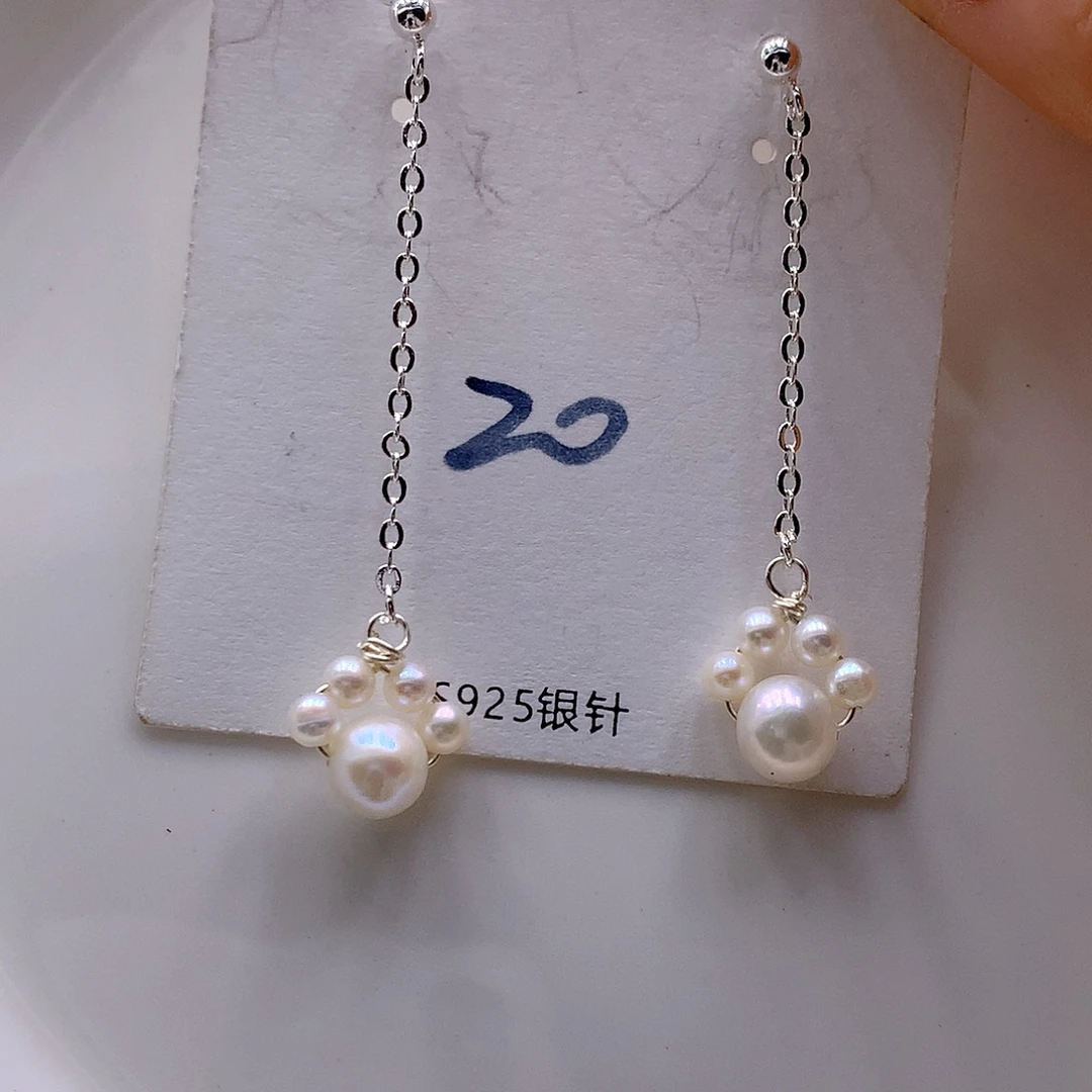 淡水珍珠未镶嵌耳饰