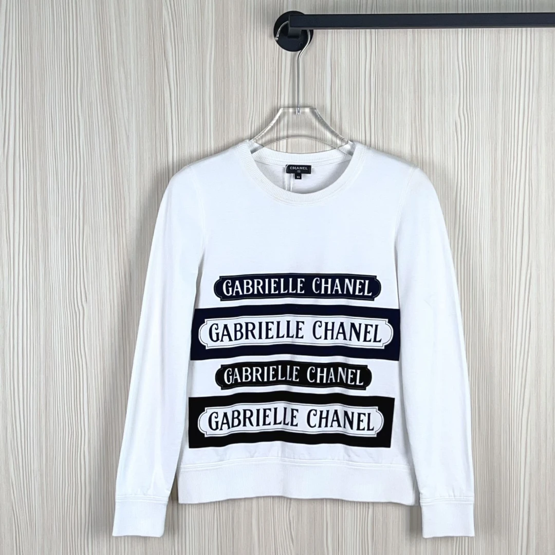 99新 Chanel/香奈儿 安洁利严选卫衣 尺码34成色看直播GSS23518