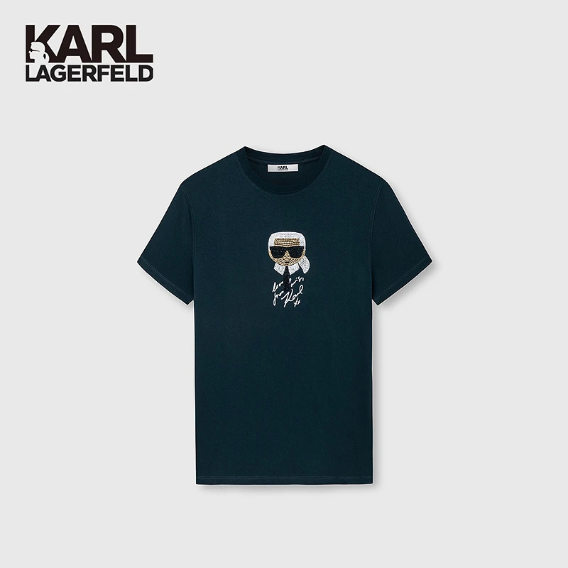 【臻享男装】KARL LAGERFELD卡尔拉格斐新T恤老佛爷1K1B30602167