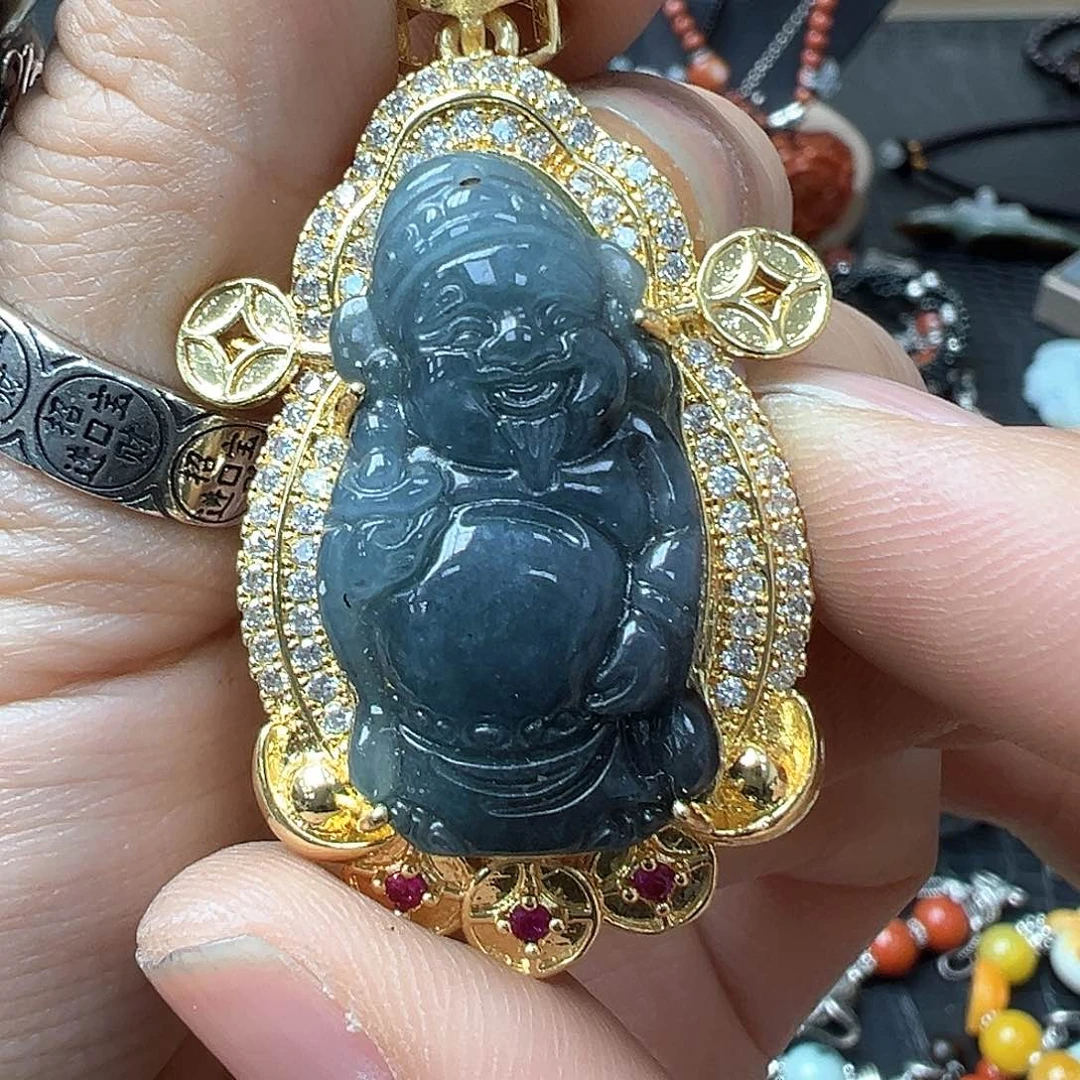 翡翠戒指未镶嵌炸