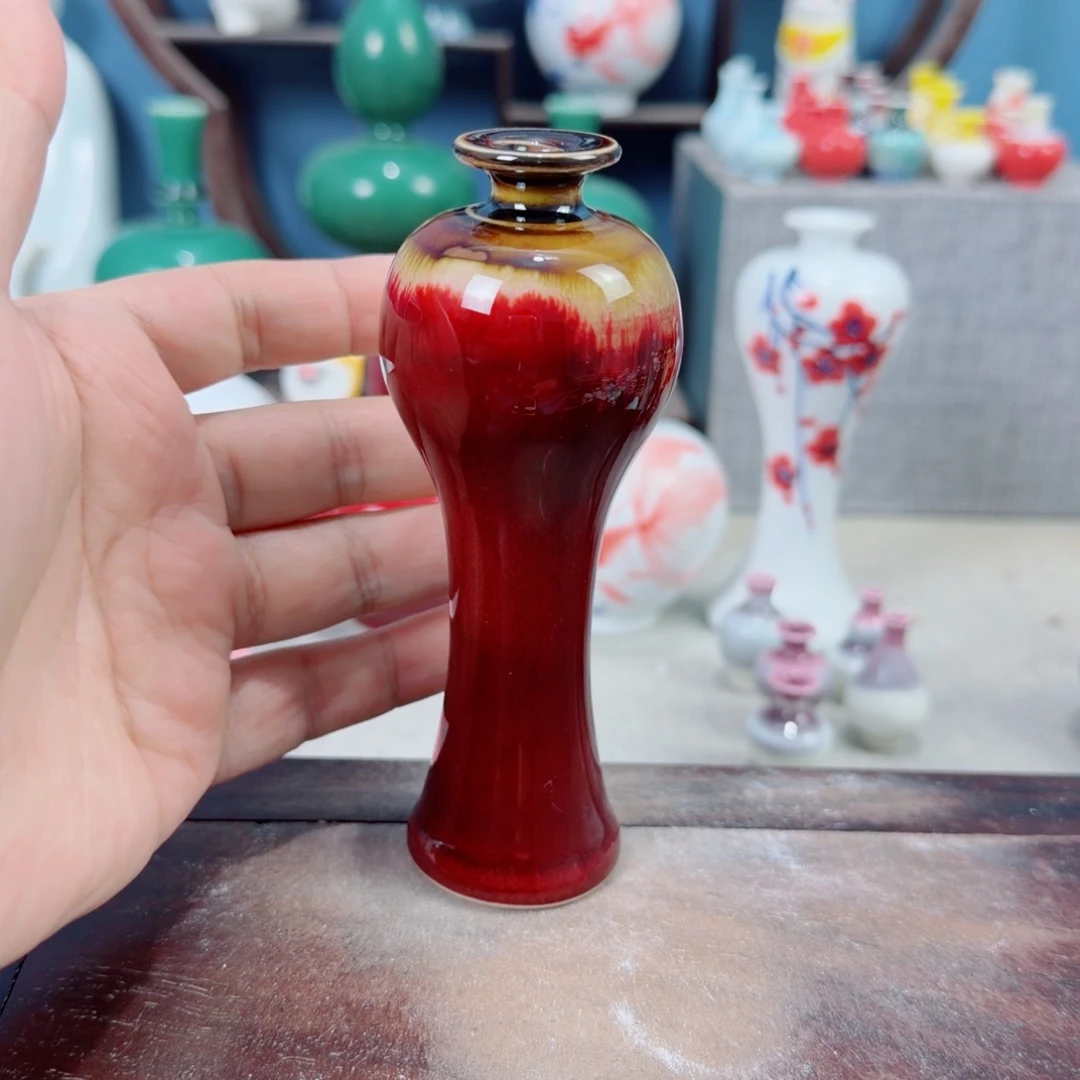 陶瓷手工小花器摆件