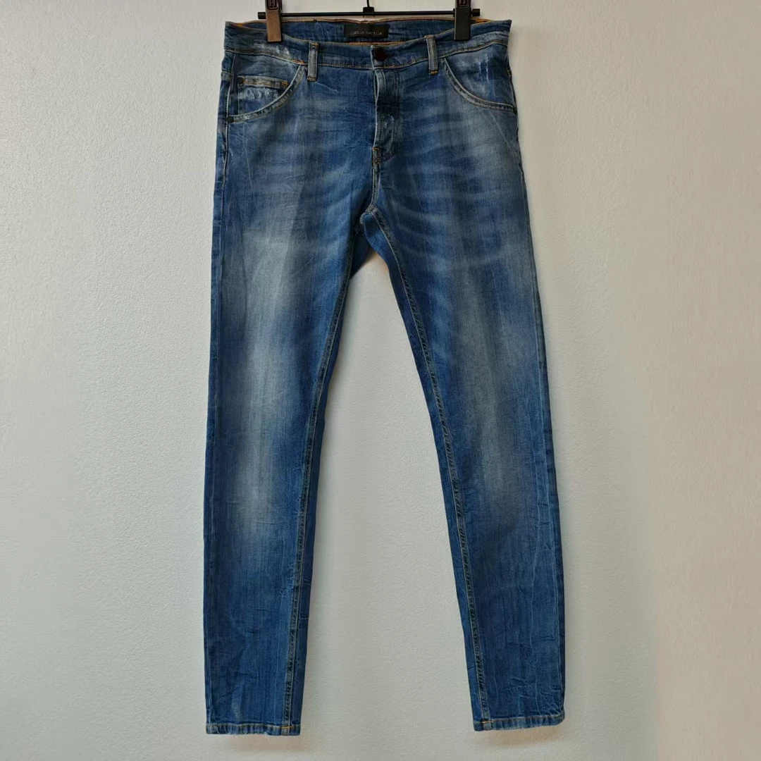 FRANKIE MORELLO蓝色牛仔裤LY00037冰