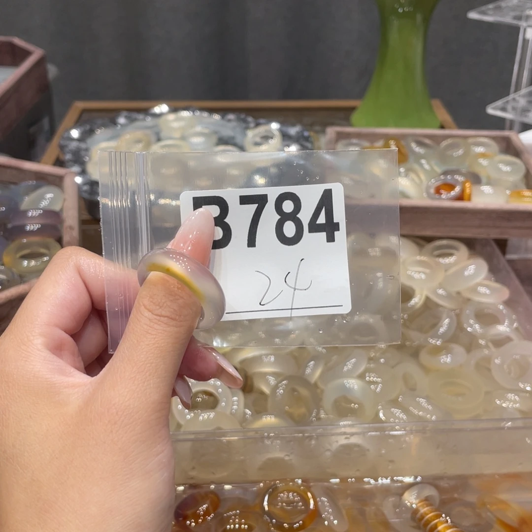 玛瑙/玉髓未镶嵌戒指784