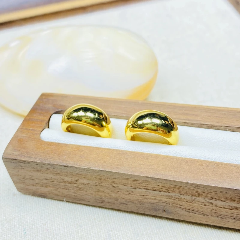 耳饰 K07214经典黄色光面耳圈多样性发货48290