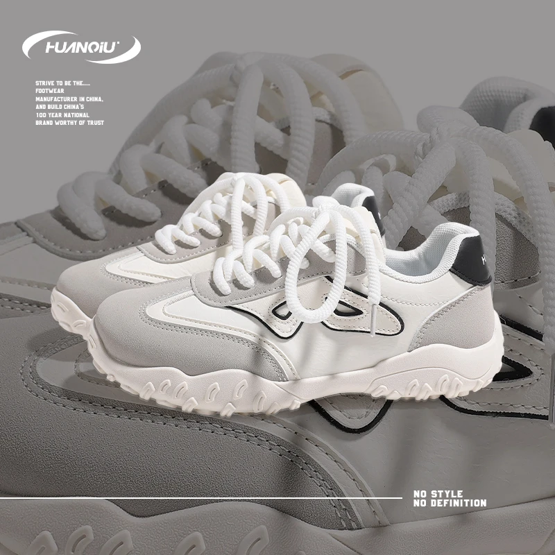HUANQIU/环球软底舒适女鞋2025新款夏季运动鞋女潮流时尚休闲女鞋