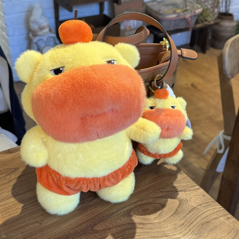 可爱水豚公仔卡皮巴拉玩偶噜噜毛绒玩具包包挂件娃娃生日礼物女生