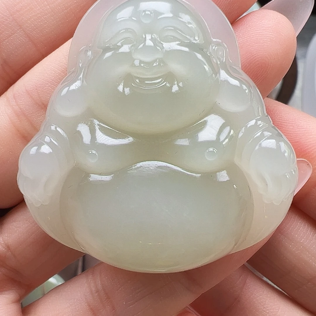 吊坠(赠链)足金镶嵌和田玉