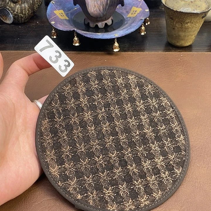 733柞蚕丝茶席不退换看好拍15cm