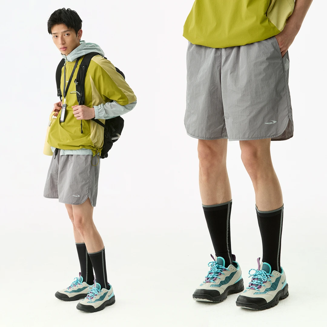 【江南先生】抽绳简约logo印花休闲宽松短裤舒适运动风男款JN52J12