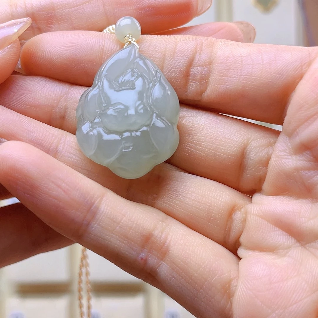 *****和田玉未镶嵌吊坠(赠链)